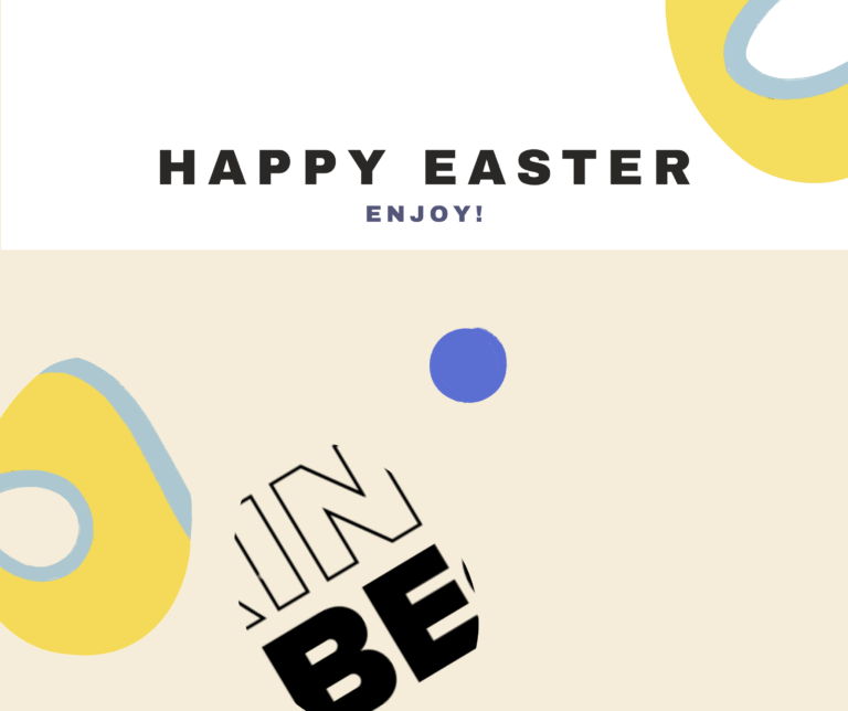 Frohe Ostern, happy easter. Enjoy