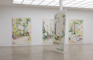 Ariane Mueller, Fish are folded into the sea just as the sea is folded into fish, installation view, Secession 2025, photo: Oliver Ottenschläger
