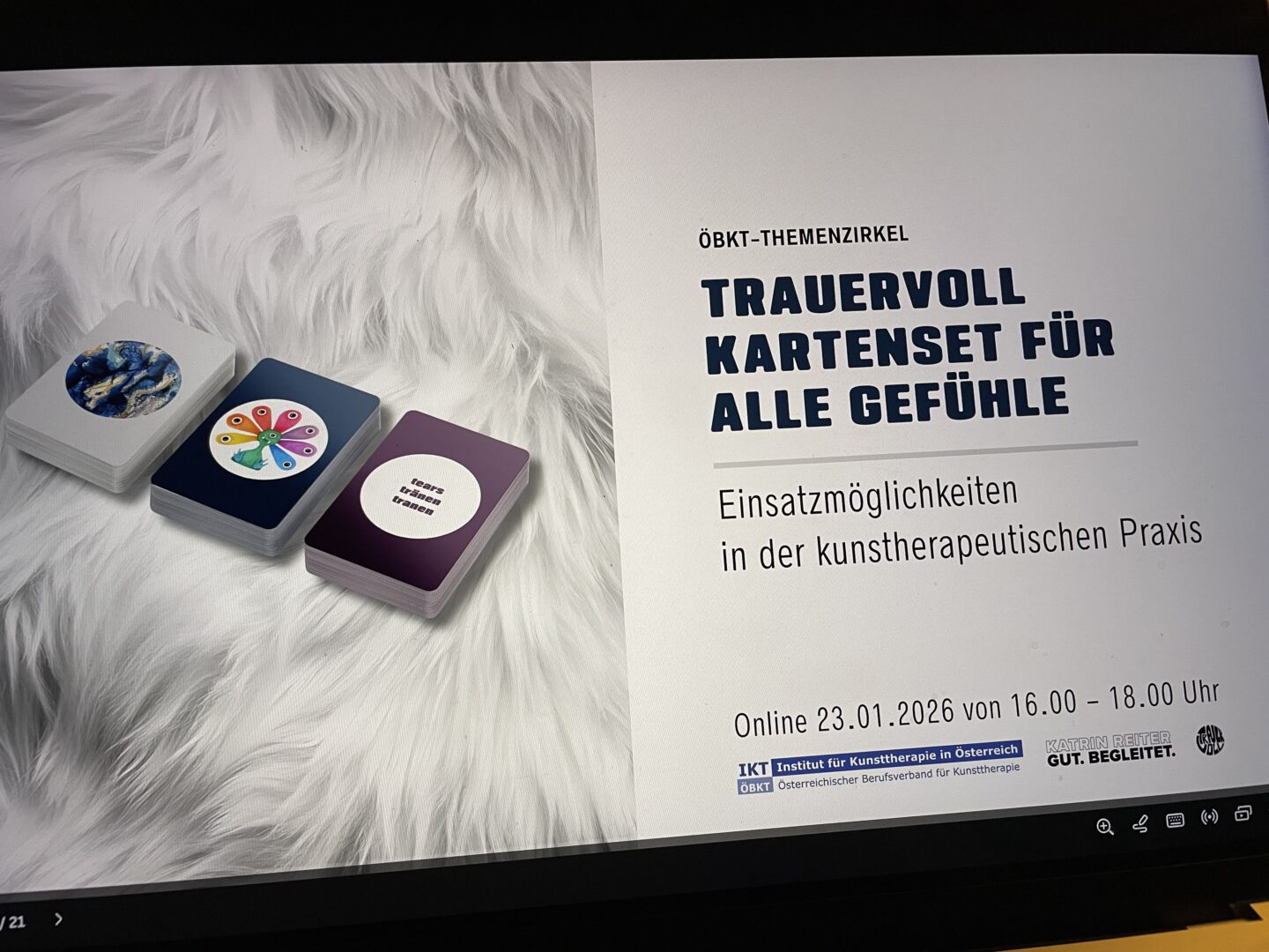 Trauervoll Kartensets für die kunsttherapeutische Praxis